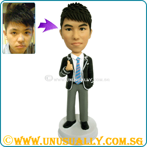 Full Custom 3D Male In Smart Fashionable Suit Figurine